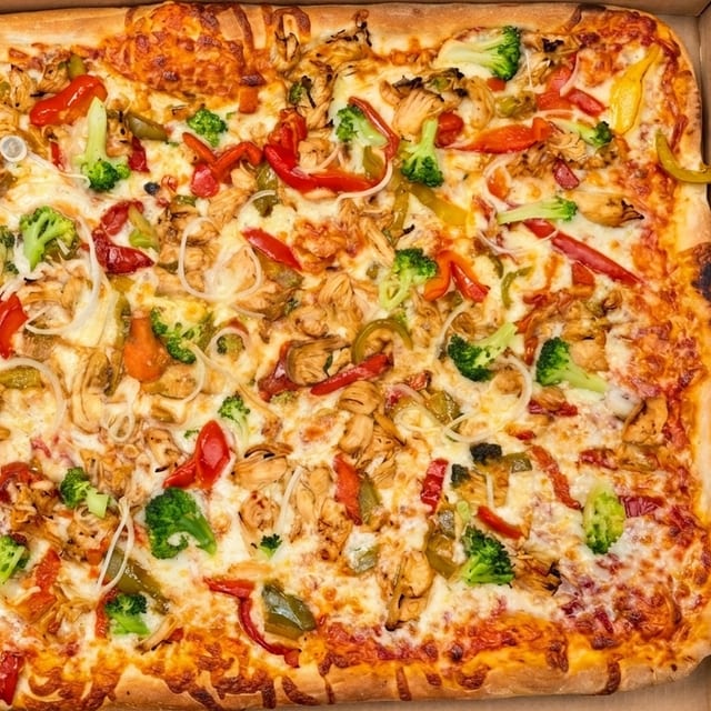 Chicken Fajita Pizza.