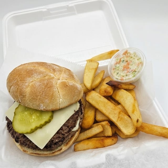 Cheeseburger Plate.