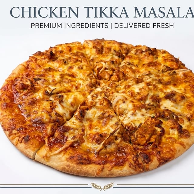 Chicken Tikka Masala Pizza.