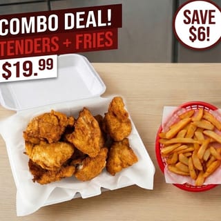 Classic Tender and Fries Combo (16 Tenders and Small Fries)