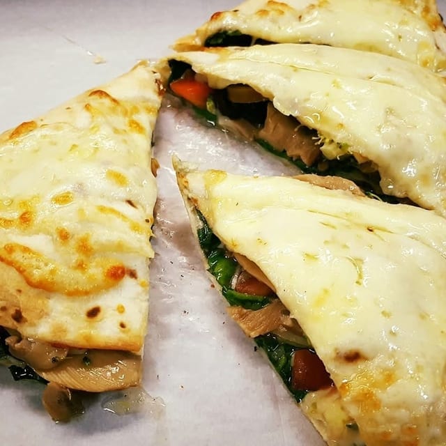 Cheese Queso with Veggies.