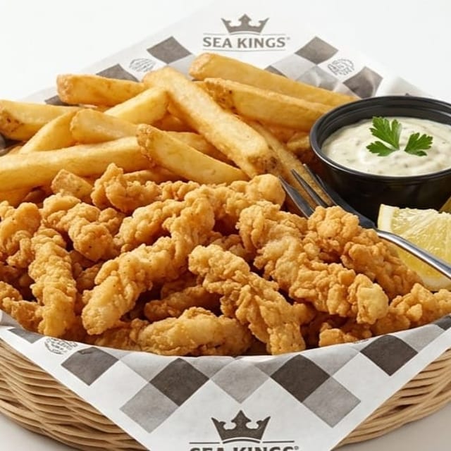 Clam Strip Plate.