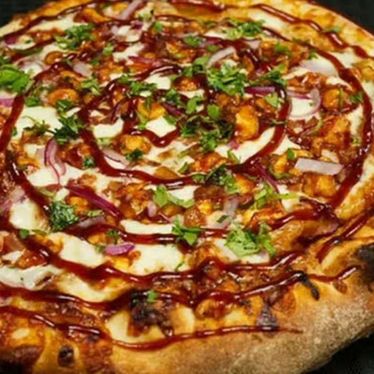 BBQ Chicken Pizza.