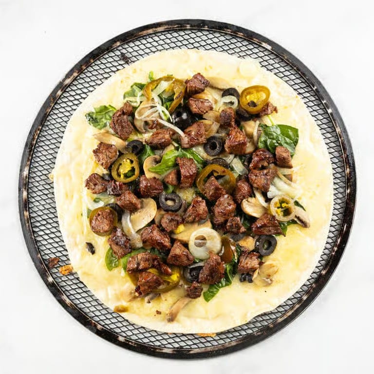 Steak Tip Queso Quesadilla.