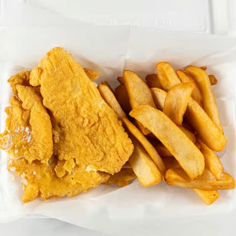 Fish & Chips Options.