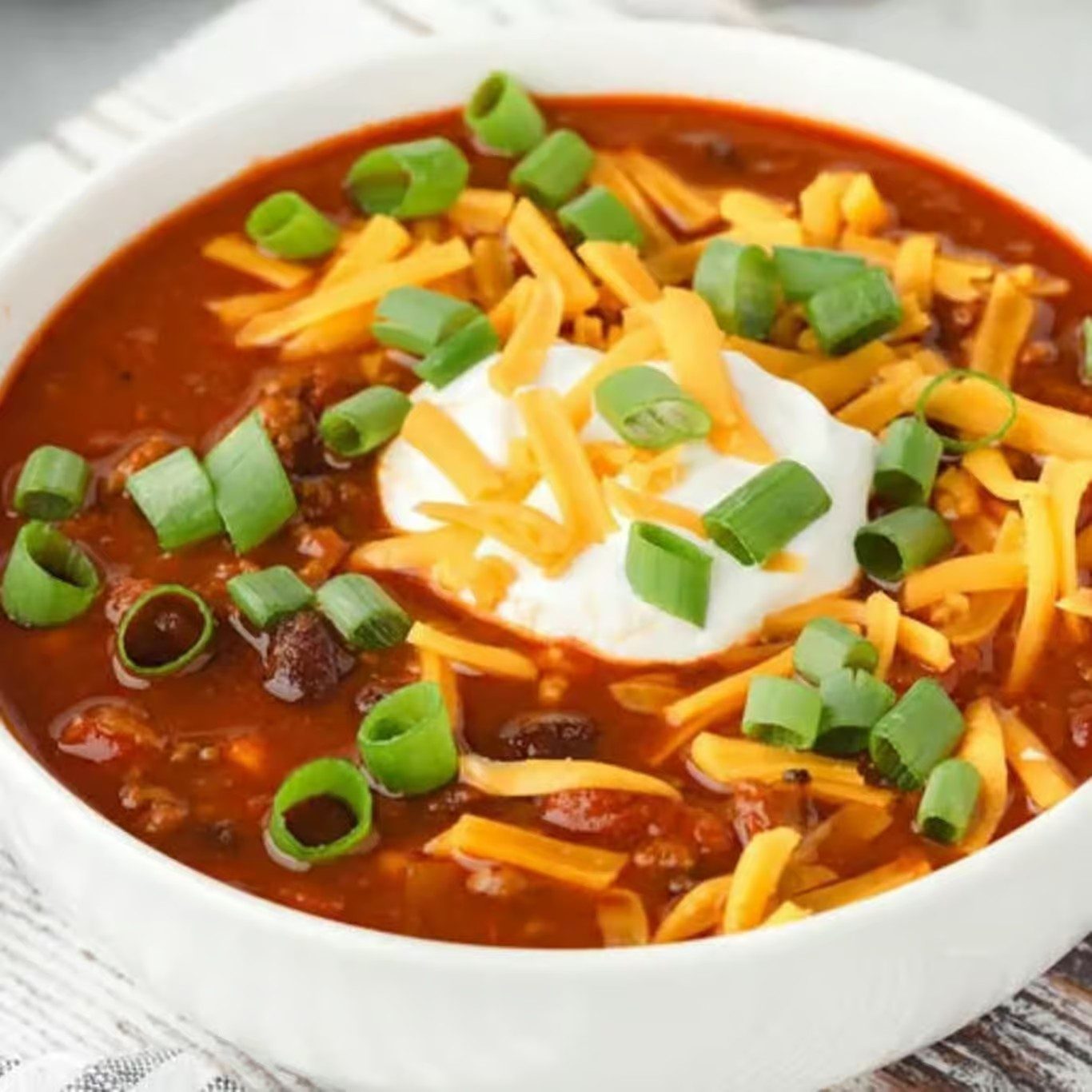 Chili with Cheese Soup.