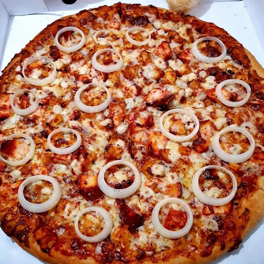 Chicken Tikka Masala Pizza.