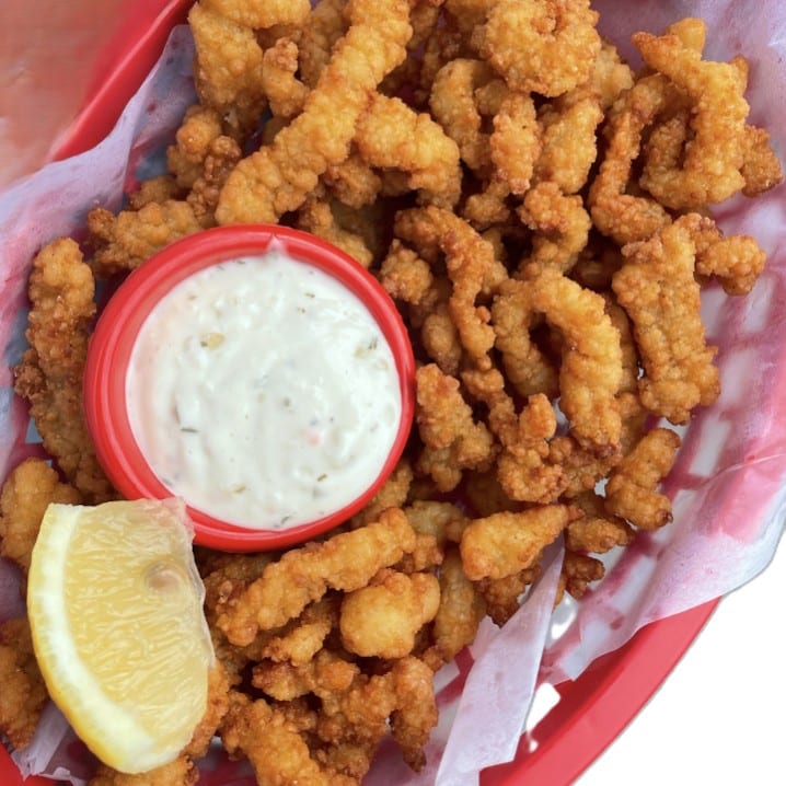 Clam Strips Only.