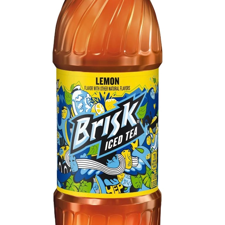 Brisk Tea.